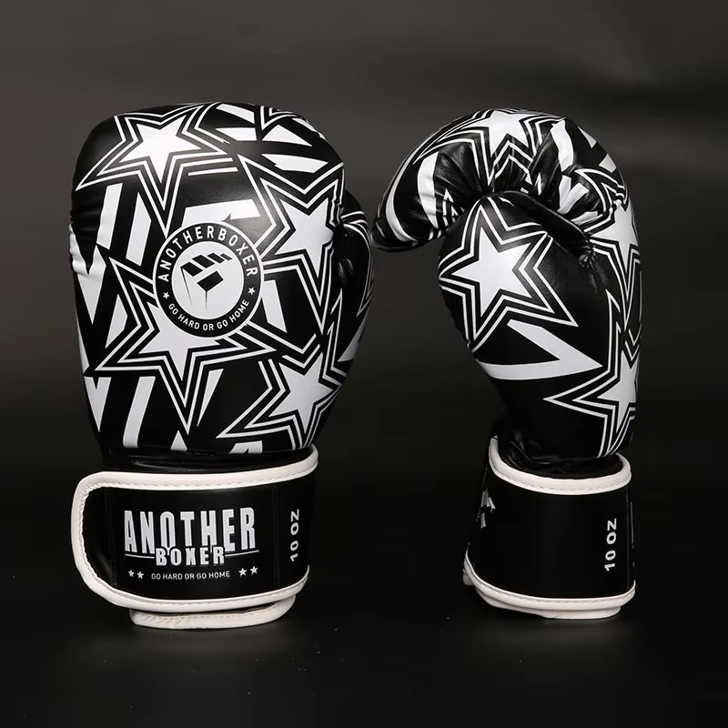 Boxing Gloves 6 12 14Oz PU Leather Muay Thai Guantes De Boxeo Sanda Free Fight MMA Kick Boxing Training Glove for Men Women Kids